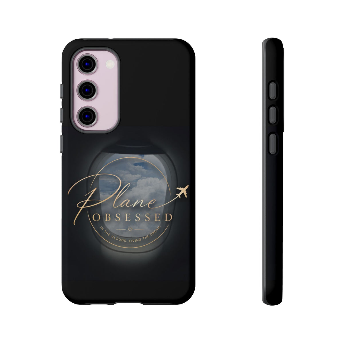 Plane Obsessed Phone Case — Protective Tough Case for Aviation Lovers