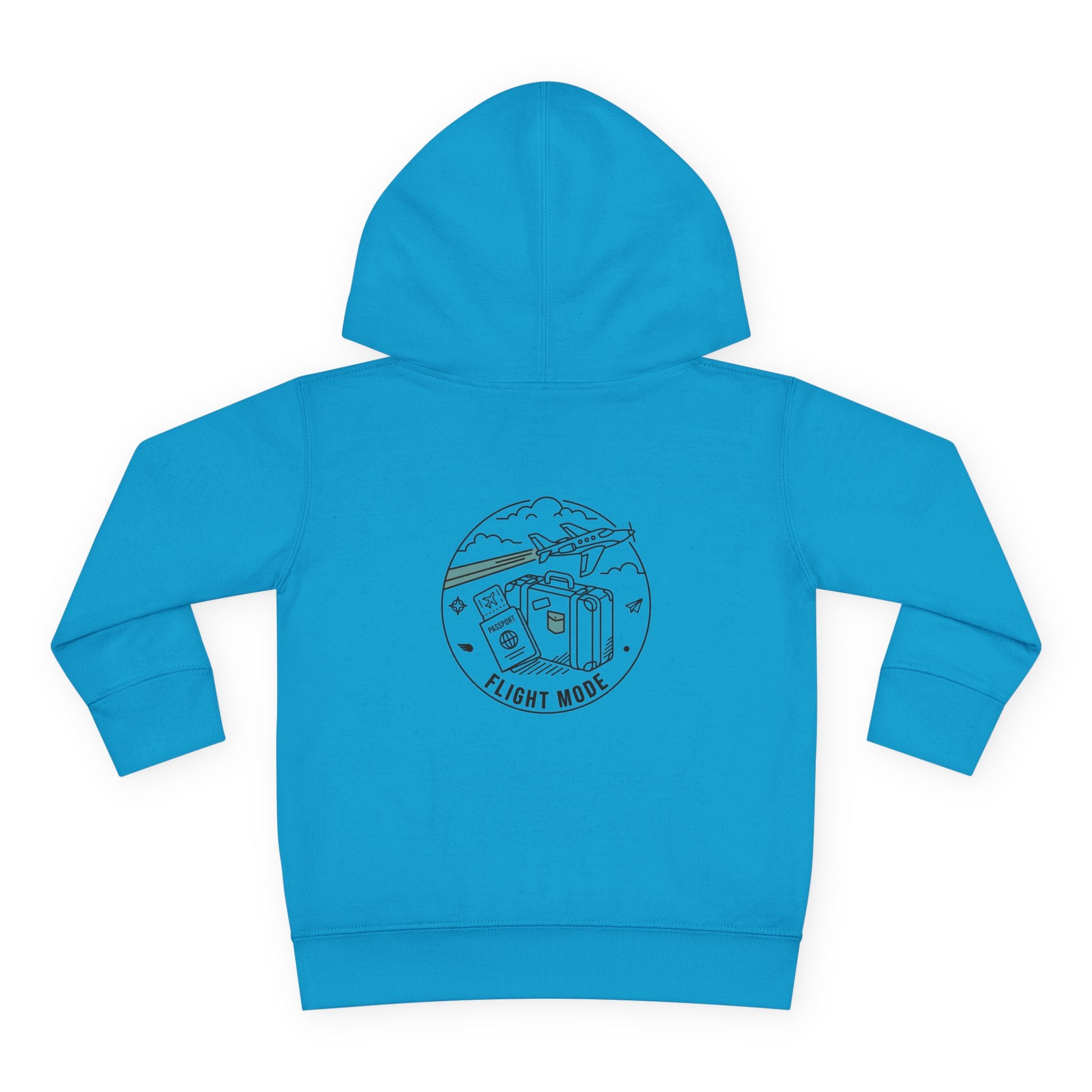 Toddler Hoodie - 'Plane Obsessed' Cute Cloud & Flight Mode Airplane Pullover
