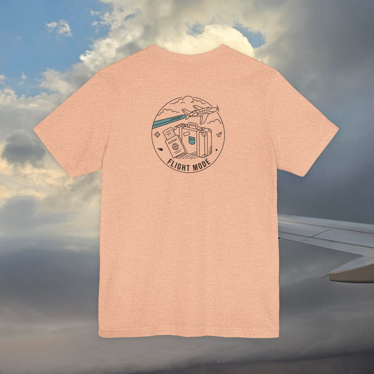 Plane Obsessed Tee — Flight Mode Graphic T‑Shirt for Aviation Lovers