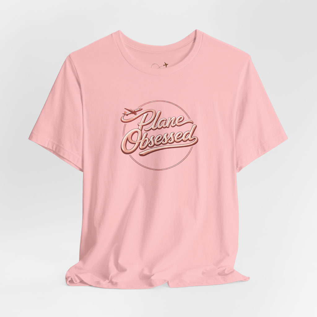 Plane Obsessed Tee — Flight Mode Graphic T‑Shirt for Aviation Lovers