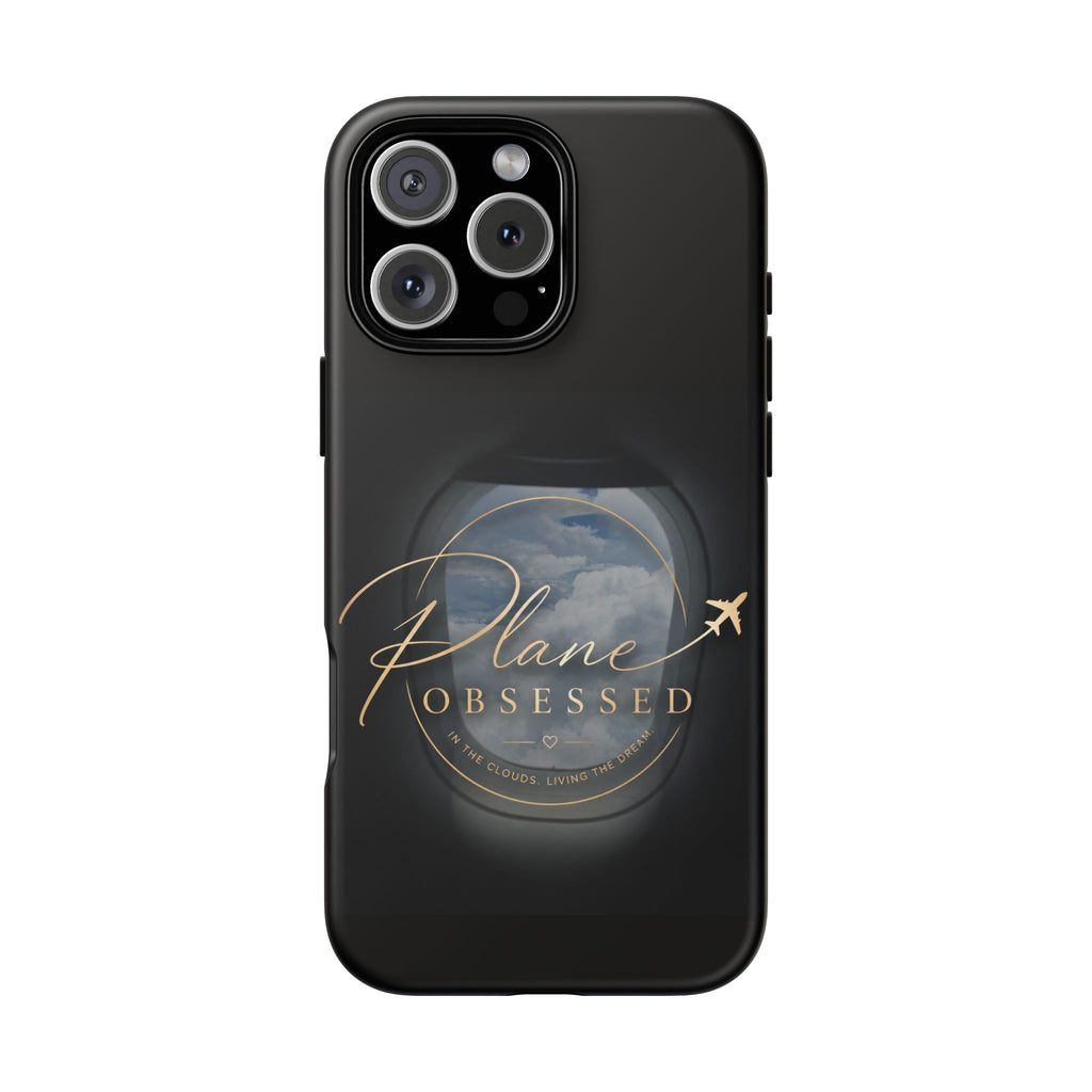 Plane Obsessed Phone Case — Protective Tough Case for Aviation Lovers