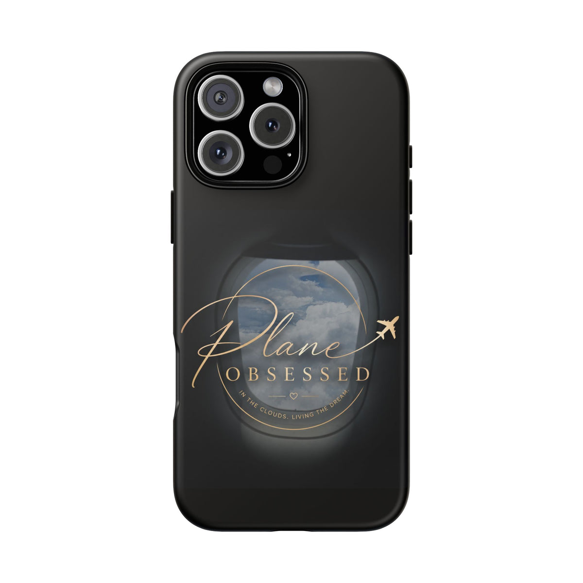 Plane Obsessed Phone Case — Protective Tough Case for Aviation Lovers