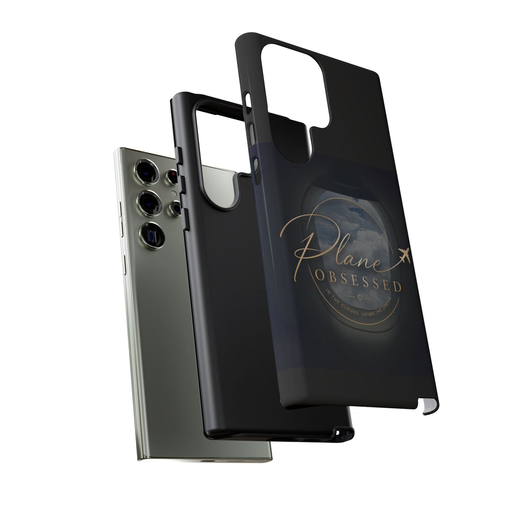 Plane Obsessed Phone Case — Protective Tough Case for Aviation Lovers