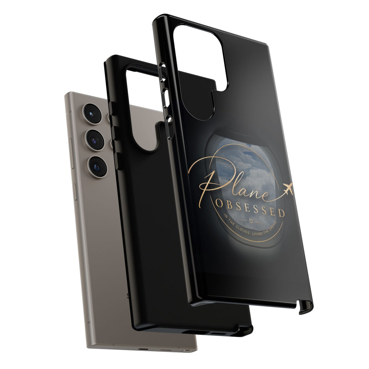 Plane Obsessed Phone Case — Protective Tough Case for Aviation Lovers