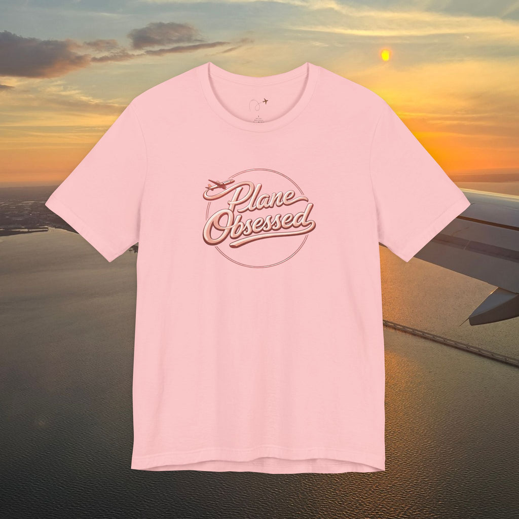 Plane Obsessed Tee — Flight Mode Graphic T‑Shirt for Aviation Lovers
