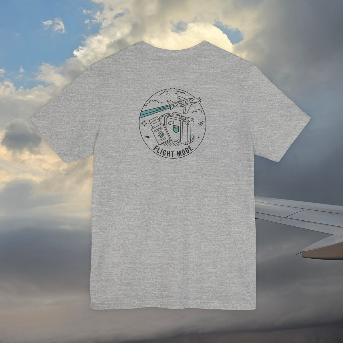 Plane Obsessed Tee — Flight Mode Graphic T‑Shirt for Aviation Lovers