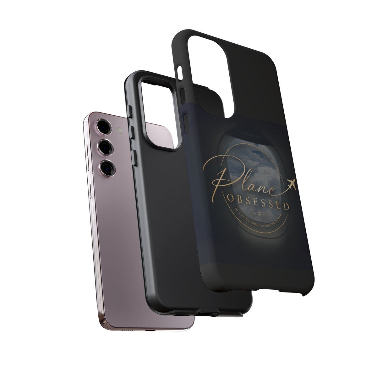 Plane Obsessed Phone Case — Protective Tough Case for Aviation Lovers
