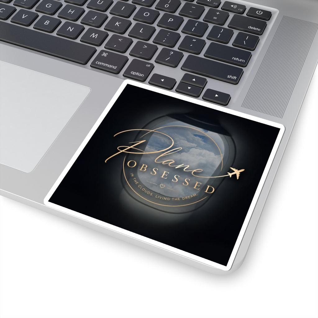 Above The Cloud Sticker — Airplane Window Travel Kiss-Cut Decal