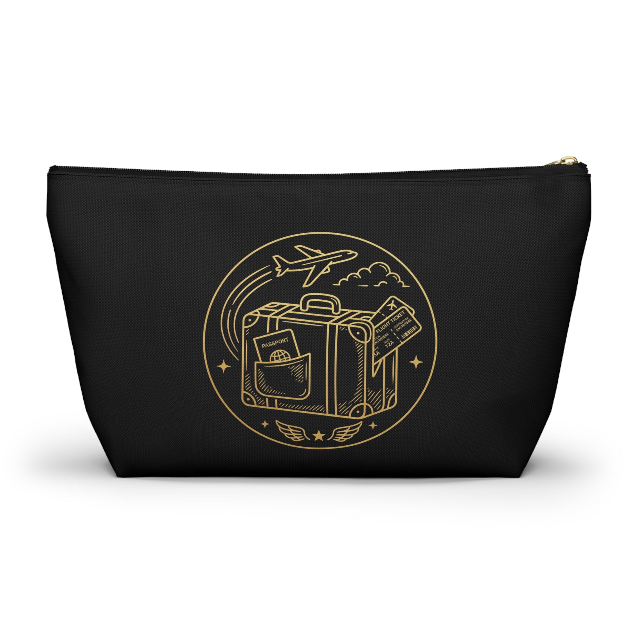 Plane Obsessed Travel Accessory Pouch — T-Bottom Toiletry & Makeup Bag