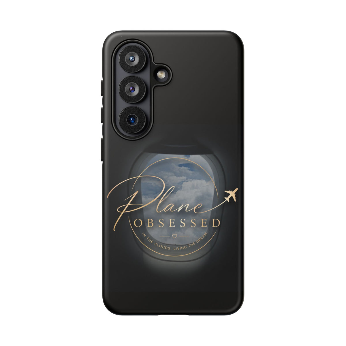 Plane Obsessed Phone Case — Protective Tough Case for Aviation Lovers