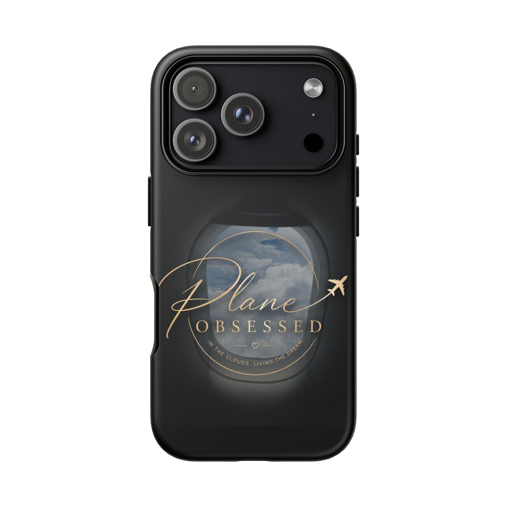 Plane Obsessed Phone Case — Protective Tough Case for Aviation Lovers