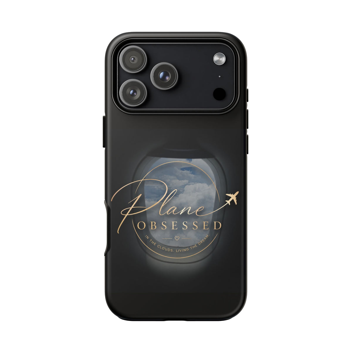 Plane Obsessed Phone Case — Protective Tough Case for Aviation Lovers
